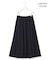 【接触冷感・UVカット・速乾・洗える】マットスキューバ フレアスカート