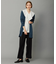 【UVケア・洗える】ウール2WAYストレッチ ワイドストレートパンツ