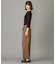 【UVケア・洗える】ウール2WAYストレッチ ワイドストレートパンツ