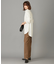 【UVケア・洗える】ウール2WAYストレッチ ワイドストレートパンツ