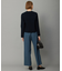 【UVケア・洗える】ウール2WAYストレッチ ワイドストレートパンツ