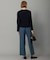 【UVケア・洗える】ウール2WAYストレッチ ワイドストレートパンツ