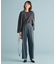 【UVケア・洗える】ウール2WAYストレッチ ワイドストレートパンツ