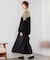 【洗える】 エステルメモリータフタ ロングスカート