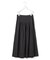 【洗える】 エステルメモリータフタ ロングスカート