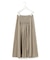 【洗える】 エステルメモリータフタ ロングスカート