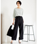 【洗える】ワッシャーツイル ワイドストレートパンツ