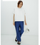 【洗える】ワッシャーツイル ワイドストレートパンツ