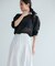 【MAG×スタイリストコラボ】シャイニーシアーニット×サテンストレートパンツ