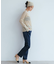 【MAG×スタイリストコラボ】シャイニーシアーニット×サテンストレートパンツ