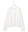 【洗える】シンプルジャージー クロップドTシャツ