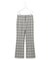 T/Rグレンチェック　セミフレアパンツ
