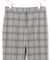 T/Rグレンチェック　セミフレアパンツ