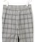 T/Rグレンチェック　セミフレアパンツ