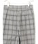 T/Rグレンチェック　セミフレアパンツ