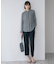【洗える】ウール2WAYストレッチ ドロストパンツ