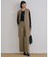 【洗える】ウール2WAYストレッチ ジレ