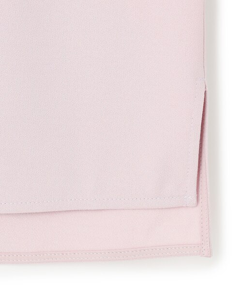 ICB 【洗える】ウォームサテン クロップドシャツ セール】 【洗える】ウォームサテン クロップドシャツ （シャツ