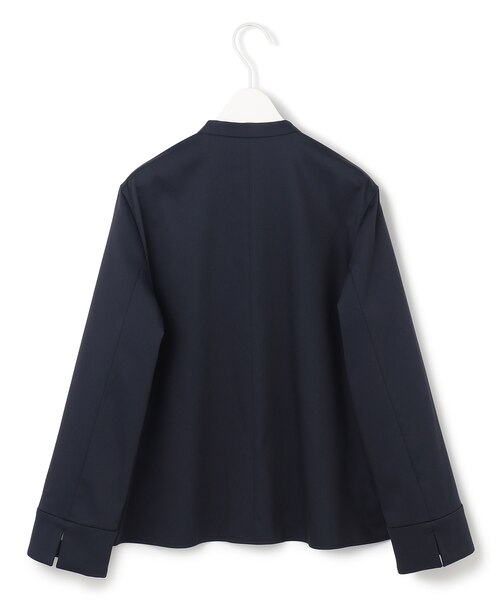 洗える】ウォームサテン クロップドシャツ｜アイシービーの通販