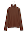 【洗える】リヨセルカシミヤスムース ハイネックカットソー