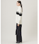 【CLASSY.1月号掲載・洗える】ソフトカシミヤミックス 配色ボーダーハイネックニット