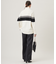 【CLASSY.1月号掲載・洗える】ソフトカシミヤミックス 配色ボーダーハイネックニット