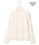 【WEB限定・洗える】シルキーツイル  クロップドシャツ