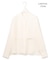 【WEB限定・洗える】シルキーツイル  クロップドシャツ