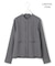 【WEB限定・洗える】シルキーツイル  クロップドシャツ