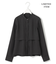 【WEB限定・洗える】シルキーツイル  クロップドシャツ