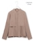【WEB限定・洗える】シルキーツイル  クロップドシャツ