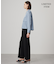 【WEB限定・洗える】シルキーツイル  クロップドシャツ