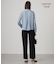 【WEB限定・洗える】シルキーツイル  クロップドシャツ