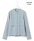 【WEB限定・洗える】シルキーツイル  クロップドシャツ