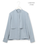 【WEB限定・洗える】シルキーツイル  クロップドシャツ
