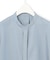 【WEB限定・洗える】シルキーツイル  クロップドシャツ
