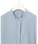 【WEB限定・洗える】シルキーツイル  クロップドシャツ
