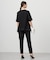 【新色追加・WEB限定カラーあり・接触冷感・UVケア・速乾・防シワ・洗える】 FluidBackSatin  ドロストパンツ