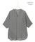 【人気のため新色追加・WEB限定・接触冷感・UVケア・速乾・洗える】BackSatinAmunzen 5分袖キーネックブラウス
