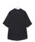 【人気のため新色追加・接触冷感・UVケア・洗える】BackSatinAmunzen 5分袖配色ボウタイブラウス