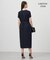 【WEB限定・接触冷感・UVケア・速乾・防シワ・洗える】 FluidBackSatin  ワンピース