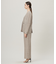 【日本製・洗える】ペイズリーレノクロス ワイドストレートパンツ