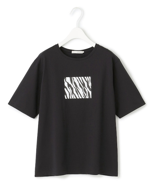 【接触冷感・UVケア・洗える】ゼブラ柄 TEE 接触冷感・UVケア・洗える】ゼブラ柄 TEE｜アイシービーの通販