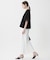 【UVケア・接触冷感・速乾・洗える】 FluidBackSatin  シアーコンビブラウス
