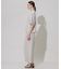 【UVケア・接触冷感・速乾・洗える】 FluidBackSatin  シアーコンビブラウス