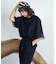 【UVケア・接触冷感・速乾・洗える】 FluidBackSatin  シアーコンビブラウス