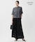【WEB限定・接触冷感・速乾・洗える】シルキーツイル 半袖クロップドシャツ