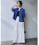 【WEB限定・接触冷感・速乾・洗える】シルキーツイル 半袖クロップドシャツ