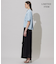 【WEB限定・接触冷感・速乾・洗える】シルキーツイル 半袖クロップドシャツ