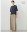 【WEB限定・接触冷感・速乾・洗える】シルキーツイル 半袖クロップドシャツ